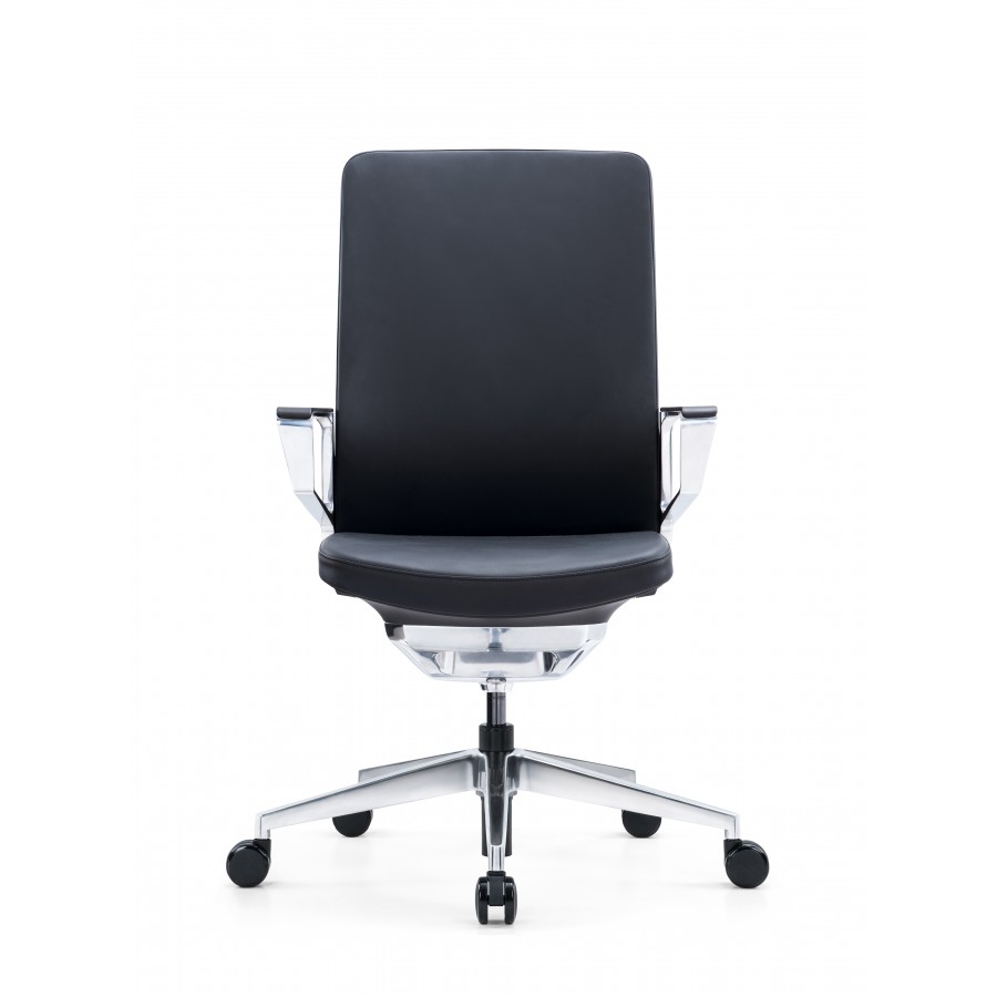 Lusso Aluminium Executive Leather Office Chair